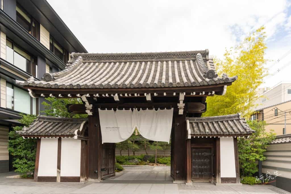 京都唯一的米其林三星鑰:三井京都飯店,與一扇搬過家的 300 年老門