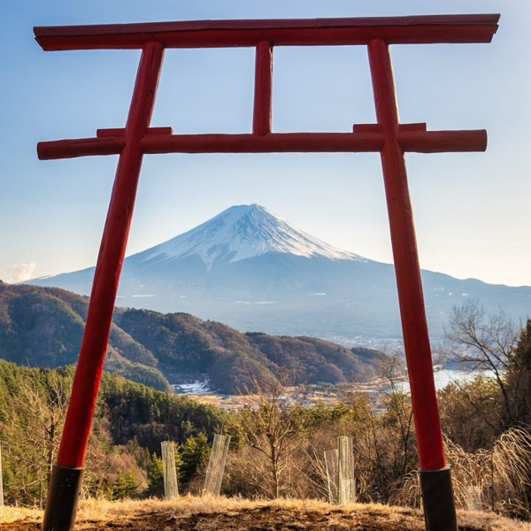 冬日富士山五重奏:河口湖之旅,天空鳥居,富士吉田街景,一次看盡!