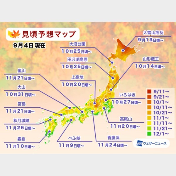 2025 紅葉前線開跑!北海道到東北必訪賞楓秘境!